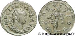 TACITE (11-12/275-06/276) Marcus Claudius Tacitus Aurelianus 276 N° brm_194114 Date : 276 Nom de l'atelier : Lyon Métal : billon Diamètre : 22,5mm Axe des coins : 12h. Poids : 4,62g. Degré de rareté :