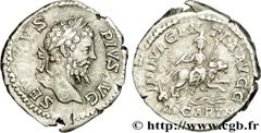 SEPTIME SEVERE (13/04/193-4/02/211) Lucius Septimius Severus Denier 204 N° brm_194632 Date : 204 Nom de l'atelier : Rome Métal : argent Diamètre : 18,5mm Axe des coins : 6h. Poids : 3,23g. Degré de ra