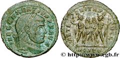 MAXENCE (28/10/306-28/10/312) Marcus Aurelius Valerius Maxentius Auguste (04/307-28/10/312) Follis ou nummus fin 309 N° brm_195266 Date : fin 309 Nom de l'atelier : Ostie Métal : cuivre Diamètre : 26m