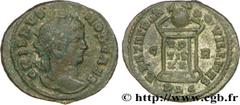CRISPUS (1/04/317-09/326) Flavius Julius Crispus César (317-326) Centenionalis ou nummus de poids lourd 321-322 N° brm_196496 Date : 321-322 Nom de l'atelier : Lyon Métal : cuivre Diamètre : 18mm Axe 