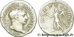 TRAJAN (27/10/97-8/08/117) Marcus Ulpius Traianus Auguste (25/01/98-8/08/117) Denier 102 N° brm_196813 Date : 102 Nom de l'atelier : Rome Métal : argent Diamètre : 18mm Axe des coins : 7h. Poids : 3,2