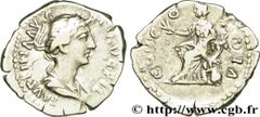 FAUSTINE JEUNE (+175) Annia Galeria Faustina Augusta (146-175) Denier 154-156 N° brm_196904 Date : 154-156 Nom de l'atelier : Rome Métal : argent Diamètre : 18,50mm Axe des coins : 1h. Poids : 3,18g. 