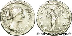FAUSTINE JEUNE (+175) Annia Galeria Faustina Augusta (146-175) Denier 161-165 N° brm_196915 Date : 161-165 Nom de l'atelier : Rome Métal : argent Diamètre : 20mm Axe des coins : 6h. Poids : 3,58g. Deg