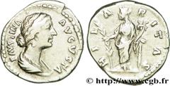 FAUSTINE JEUNE (+175) Annia Galeria Faustina Augusta (146-175) Denier 161-175 N° brm_196916 Date : 161-175 Nom de l'atelier : Rome Métal : argent Diamètre : 18mm Axe des coins : 6h. Poids : 3,29g.   E