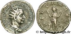 TREBONIEN GALLE (06/251-06/253) Caius Vibius Trebonianus Gallus Antoninien 252 N° brm_197363 Date : 252 Nom de l'atelier : Rome Métal : billon Diamètre : 20,5mm Axe des coins : 12h. Poids : 3,87g.   E