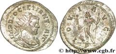 DIOCLETIEN (20/11/284-1/05/305) Caius Aurelius Valerius Diocletianus Auguste (20/11/284-1/05/305) Aurelianus 289-290 N° brm_198945 Date : 289-290 Nom de l'atelier : Lyon Métal : billon Diamètre : 23,0
