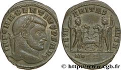 MAXENCE (28/10/306-28/10/312) Marcus Aurelius Valerius Maxentius Auguste (04/307-28/10/312) Follis 309 N° brm_198992 Date : 309 Nom de l'atelier : Ostie Métal : cuivre Diamètre : 27,00mm Axe des coins