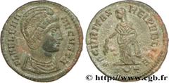 HELENE (+328) Flavia Julia Helena femme de Constance Ier, mère de Constantin Ier - Augusta (324-328) Centenionalis ou nummus 326 N° brm_199016 Date : 326 Nom de l'atelier : Ticinum Métal : cuivre Diam