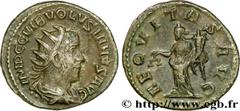 VOLUSIEN (06/251-06/253) Caius Vibius Afinius Gallus Vendumnianus Volusianus Auguste (11/251-05/253) Antoninien fin 252 - mi-253 N° brm_199134 Date : fin 252 - mi-253 Nom de l'atelier : Antioche Métal