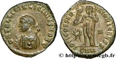 LICINIUS II (1/04/317-09/324) Flavius Valerius Constantinus Licinianus Licinius César (317-324) Centenionalis ou nummus 317-320 N° brm_199135 Date : 317-320 Nom de l'atelier : Cyzique Métal : cuivre D