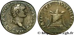 DOMITIEN (12/69-18/09/96) Titus Flavius Domitianus César sous Titus (24/06/79-13/09/81) Denier 80 N° brm_200095 Date : 80 Nom de l'atelier : Rome Métal : argent Diamètre : 17mm Axe des coins : 6h. Poi