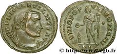 DIOCLETIEN (20/11/284-1/05/305) Caius Aurelius Valerius Diocletianus Auguste (20/11/284-1/05/305) Follis ou nummus mi 304 - 1er mai 305 N° brm_200126 Date : mi 304 - 1er mai 305 Nom de l'atelier : Lyo