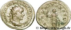 TREBONIEN GALLE (06/251-06/253) Caius Vibius Trebonianus Gallus Antoninien 253 N° brm_200260 Date : 253 Nom de l'atelier : Rome Métal : billon Diamètre : 20,5mm Axe des coins : 6h. Poids : 2,86g. Degr