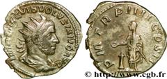 VOLUSIEN (06/251-06/253) Caius Vibius Afinius Gallus Vendumnianus Volusianus Auguste (11/251-05/253) Antoninien 253 N° brm_200274 Date : 253 Nom de l'atelier : Rome Métal : billon Diamètre : 20,5mm Ax