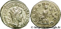 VOLUSIEN (06/251-06/253) Caius Vibius Afinius Gallus Vendumnianus Volusianus Auguste (11/251-05/253) Antoninien mi-fin 252 N° brm_200275 Date : mi-fin 252 Nom de l'atelier : Rome Métal : billon Diamèt