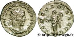 VOLUSIEN (06/251-06/253) Caius Vibius Afinius Gallus Vendumnianus Volusianus Auguste (11/251-05/253) Antoninien 253 N° brm_200276 Date : 253 Nom de l'atelier : Rome Métal : billon Diamètre : 21,5mm Ax