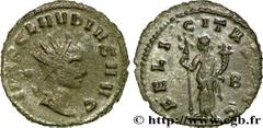 CLAUDE II LE GOTHIQUE (09/268-06-08/270) Marcus Aurelius Claudius Antoninien 269 N° brm_200312 Date : 269 Nom de l'atelier : Rome Métal : billon Diamètre : 21,5mm Axe des coins : 12h. Poids : 3,37g.  