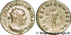 VALERIEN Ier (07/253-06/260) Publius Licinius Valerianus Antoninien 256-257 N° brm_200500 Date : 256-257 Nom de l'atelier : Rome Métal : billon Diamètre : 21mm Axe des coins : 12h. Poids : 3,07g.   Et