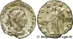 VALERIEN Ier (07/253-06/260) Publius Licinius Valerianus Antoninien 255-256 N° brm_200644 Date : 255-256 Nom de l'atelier : Rome Métal : billon Diamètre : 20,5mm Axe des coins : 12h. Poids : 2,89g. De