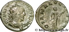 VALERIEN Ier (07/253-06/260) Publius Licinius Valerianus Antoninien 255 N° brm_200646 Date : 255 Nom de l'atelier : Antioche Métal : billon Diamètre : 21mm Axe des coins : 6h. Poids : 4,21g. Degré de 