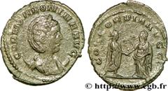 SALONINE (+268) Cornelia Salonina Femme de Gallien, mère de Valérien II et de Salonin - Augusta (253-268) Antoninien été 258 - automne 258 N° brm_201617 Date : été 258 - automne 258 Nom de l'atelier :