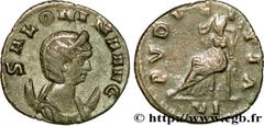 SALONINE (+268) Cornelia Salonina Femme de Gallien, mère de Valérien II et de Salonin - Augusta (253-268) Antoninien 260-262 N° brm_201629 Date : 260-262 Nom de l'atelier : Rome Métal : billon Diamètr