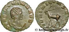 SALONINE (+268) Cornelia Salonina Femme de Gallien, mère de Valérien II et de Salonin - Augusta (253-268) Antoninien 267-268 N° brm_201987 Date : 267-268 Nom de l'atelier : Rome Métal : cuivre Diamètr