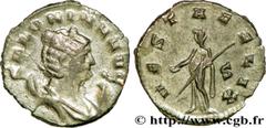 SALONINE (+268) Cornelia Salonina Femme de Gallien, mère de Valérien II et de Salonin - Augusta (253-268) Antoninien 263-264 N° brm_202218 Date : 263-264 Nom de l'atelier : Milan Métal : billon Diamèt