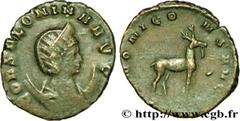 SALONINE (+268) Cornelia Salonina Femme de Gallien, mère de Valérien II et de Salonin - Augusta (253-268) Antoninien 267-268 N° brm_202265 Date : 267-268 Nom de l'atelier : Rome Métal : cuivre Diamètr