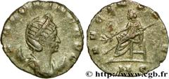 SALONINE (+268) Cornelia Salonina Femme de Gallien, mère de Valérien II et de Salonin - Augusta (253-268) Antoninien 266-267 N° brm_204149 Date : 266-267 Nom de l'atelier : Milan Métal : cuivre Diamèt
