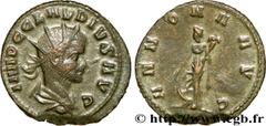 CLAUDE II LE GOTHIQUE (09/268-06-08/270) Marcus Aurelius Claudius Antoninien 268-269 N° brm_204206 Date : 268-269 Nom de l'atelier : Rome Métal : billon Diamètre : 21mm Axe des coins : 12h. Poids : 2,