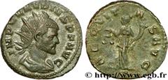 CLAUDE II LE GOTHIQUE (09/268-06-08/270) Marcus Aurelius Claudius Antoninien 269 N° brm_204239 Date : 269 Nom de l'atelier : Milan Métal : billon Diamètre : 19,5mm Axe des coins : 12h. Poids : 2,94g. 