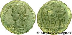 CONSTANS (25/12/335-18/01/350) Flavius Julius Constans Auguste (9/09/337-18/01-350) Maiorina, (MB, ئ 2) 348-350 N° brm_204376 Date : 348-350 Nom de l'atelier : Trèves Métal : cuivre Diamètre : 20mm Ax