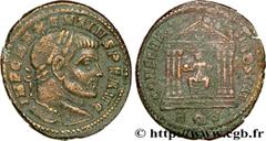 MAXENCE (28/10/306-28/10/312) Marcus Aurelius Valerius Maxentius Auguste (04/307-28/10/312) Follis ou nummus 309 N° brm_204426 Date : 309 Nom de l'atelier : Aquilée Métal : cuivre Diamètre : 27mm Axe 