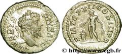 SEPTIME SEVERE (13/04/193-4/02/211) Lucius Septimius Severus Denier 204 N° brm_204509 Date : 204 Nom de l'atelier : Rome Métal : argent Diamètre : 18mm Axe des coins : 6h. Poids : 3,19g.   Etat de con