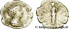 FAUSTINE MERE (+141) Annia Galeria Faustina Consécration d'Antonin le Pieux Denier 147 N° brm_205058 Date : 147 Nom de l'atelier : Rome Métal : argent Diamètre : 17,5mm Axe des coins : 5h. Poids : 2,9