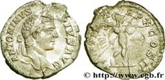 CARACALLA (27/05/196-8/04/217) Marcus Aurelius Antoninus Co-empereur avec Septime Sévère (04/198-209) Denier 207 N° brm_205108 Date : 207 Nom de l'atelier : Rome Métal : argent Diamètre : 19,00mm Axe 