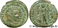 LICINIUS Ier (11/08/308-09/324) Valerius Licinianus Licinius Follis ou nummus 321-324 N° brm_205309 Date : 321-324 Nom de l'atelier : Héraclée Métal : cuivre Diamètre : 19mm Axe des coins : 12h. Poids