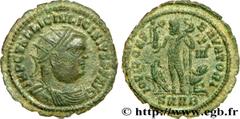 LICINIUS Ier (11/08/308-09/324) Valerius Licinianus Licinius Follis ou nummus 321-324 N° brm_205401 Date : 321-324 Nom de l'atelier : Héraclée Métal : cuivre Diamètre : 20,5mm Axe des coins : 12h. Poi