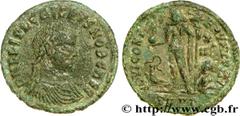 CRISPUS (1/04/317-09/326) Flavius Julius Crispus César (317-326) Centenionalis ou nummus 321-324 N° brm_205546 Date : 321-324 Nom de l'atelier : Héraclée Métal : cuivre Diamètre : 19mm Axe des coins :