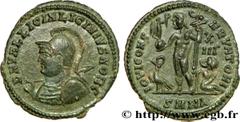 LICINIUS II (1/04/317-09/324) Flavius Valerius Constantinus Licinianus Licinius César (317-324) Follis ou nummus 321-324 N° brm_205619 Date : 321-324 Nom de l'atelier : Nicomédie Métal : cuivre Diamèt