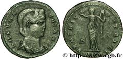 GALERIA VALERIA (+315) Galeria Valeria Fille de Dioclétien, femme de Galère - Augusta (308-311) Follis ou nummus 311 N° brm_206198 Date : 311 Nom de l'atelier : Cyzique Métal : cuivre Diamètre : 26mm 