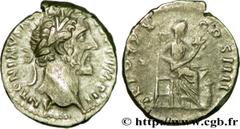 ANTONIN LE PIEUX (25/02/138-7/03/161) Titus Aurelius Fulvus Boionius Arrius Antoninus Auguste (10/07/138-7/03/161) Denier 157 N° brm_206218 Date : 157 Nom de l'atelier : Rome Métal : argent Diamètre :