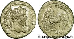 SEPTIME SEVERE (13/04/193-4/02/211) Lucius Septimius Severus Denier 207 N° brm_206375 Date : 207 Nom de l'atelier : Rome Métal : argent Diamètre : 19,5mm Axe des coins : 6h. Poids : 3,22g. Degré de ra
