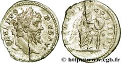 SEPTIME SEVERE (13/04/193-4/02/211) Lucius Septimius Severus Denier 207 N° brm_206550 Date : 207 Nom de l'atelier : Rome Métal : argent Diamètre : 20mm Axe des coins : 6h. Poids : 2,90g. Degré de rare