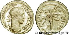 ALEXANDRE SEVERE (10/05/221-22/03/235) Marcus Aurelius Severus Alexander Auguste (13/03/222-22/02/235) Denier 227 N° brm_207982 Date : 227 Nom de l'atelier : Rome Métal : argent Diamètre : 20mm Axe de