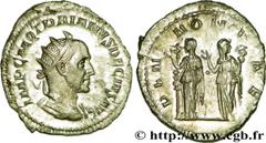 TRAJAN DECE (07/249-06/251) Caius Messius Quintus Traianus Decius Antoninien 250 N° brm_208307 Date : 250 Nom de l'atelier : Rome Métal : billon Diamètre : 23,5mm Axe des coins : 7h. Poids : 3,45g.   
