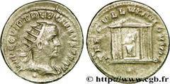 TREBONIEN GALLE (06/251-06/253) Caius Vibius Trebonianus Gallus Antoninien 253 N° brm_208373 Date : 253 Nom de l'atelier : Antioche Métal : billon Diamètre : 22,5mm Axe des coins : 12h. Poids : 4,38g.