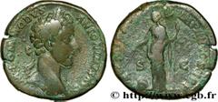 COMMODE (166-31/12/192) Lucius Aurelius Commodus Auguste (17/03/180-31/12/192) Sesterce 180 N° brm_208707 Date : 180 Nom de l'atelier : Rome Métal : cuivre Diamètre : 30mm Axe des coins : 12h. Poids :