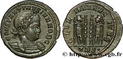 CONSTANTIN II (1/03/317-04/340) Flavius Claudius Julius Constantinus César (1/03/317-9/09/337) Centenionalis ou nummus 330-331 N° brm_210138 Date : 330-331 Nom de l'atelier : Trèves Métal : cuivre Dia